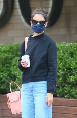 KATIE HOLMES Out and About in New York 08/26/2020