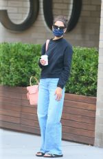 KATIE HOLMES Out and About in New York 08/26/2020