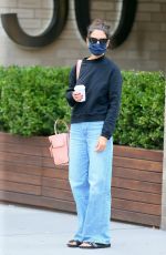 KATIE HOLMES Out and About in New York 08/26/2020