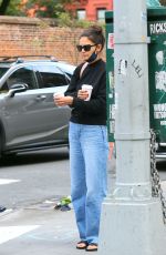 KATIE HOLMES Out and About in New York 08/26/2020