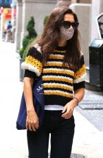 KATIE HOLMES Out in New York 07/31/2020