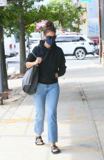 KATIE HOLMES Out in New York 08/21/2020