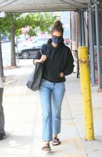 KATIE HOLMES Out in New York 08/21/2020