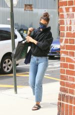 KATIE HOLMES Out in New York 08/21/2020
