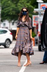 KATIE HOLMES Out in New York 08/23/2020