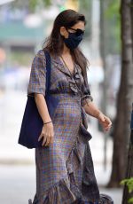 KATIE HOLMES Out in New York 08/23/2020