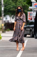 KATIE HOLMES Out in New York 08/23/2020