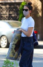 KATIE HOLMES Out Shopping in New York 08/01/2020