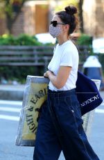 KATIE HOLMES Out Shopping in New York 08/01/2020