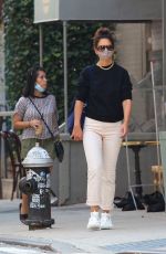 KATIE HOLMES Out Shopping in New York 08/09/2020