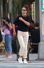 KATIE HOLMES Out Shopping in New York 08/09/2020