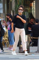 KATIE HOLMES Out Shopping in New York 08/09/2020