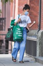 KATIE HOLMES Out Shopping in New York 08/17/2020