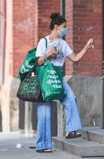 KATIE HOLMES Out Shopping in New York 08/17/2020