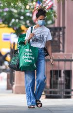 KATIE HOLMES Out Shopping in New York 08/17/2020