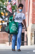 KATIE HOLMES Out Shopping in New York 08/17/2020
