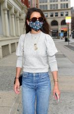 KATIE HOLMES Shopping for Cerave Hydrating Facial Cleanser in New York 07/24/2020
