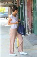 KATIE HOLMES Wearing a Mask Out in Brooklyn 08/06/2020