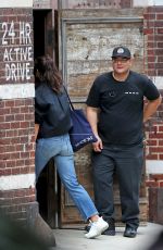 KATIE HOLMES Wearing a Mask Out in New York 08/28/2020