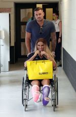KATIE PRICE in Wheelchair Sat Selfridges in London 08/11/2020