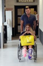KATIE PRICE in Wheelchair Sat Selfridges in London 08/11/2020