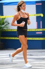 KELLY BENSIMON Out Jogging in New York 07/30/2020