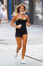 KELLY BENSIMON Out Jogging in New York 07/30/2020