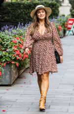 KELLY BROOK Arrives at Global Studios in London 08/13/2020