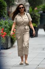 KELLY BROOK Arrives at Global Studios in London 08/18/2020