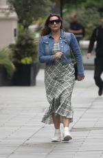 KELLY BROOK Arrives at Global Studios in London 08/27/2020