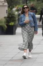 KELLY BROOK Arrives at Global Studios in London 08/27/2020