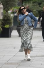 KELLY BROOK Arrives at Global Studios in London 08/27/2020