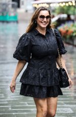 KELLY BROOK Arrives at Heart Radio in London 08/19/2020