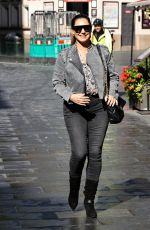 KELLY BROOK Arrives at Heart Radio in London 08/28/2020
