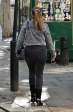 KELLY BROOK Arrives at Heart Radio in London 08/28/2020