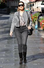 KELLY BROOK Arrives at Heart Radio in London 08/28/2020