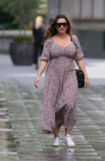 KELLY BROOK Leaves Heart Radio in London 08/17/2020