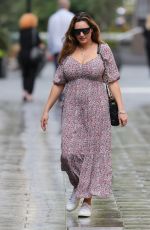 KELLY BROOK Leaves Heart Radio in London 08/17/2020