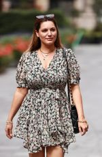 KELLY BROOK Leaves Heart Radio in London 08/24/2020