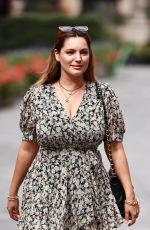 KELLY BROOK Leaves Heart Radio in London 08/24/2020