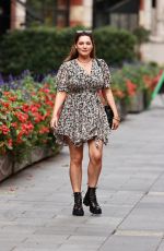 KELLY BROOK Leaves Heart Radio in London 08/24/2020