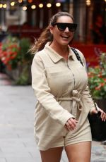 KELLY BROOK Leaves Heart Radio Studios in London 08/25/2020