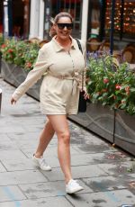 KELLY BROOK Leaves Heart Radio Studios in London 08/25/2020