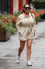 KELLY BROOK Leaves Heart Radio Studios in London 08/25/2020