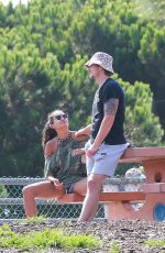 KELLY GALE and Joel Kinnaman at a Dog Park in Venice Beach 08/16/2020