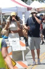 KELLY GALE at a Seafood Market in Santa Monica 08/02/2020