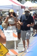 KELLY GALE at a Seafood Market in Santa Monica 08/02/2020