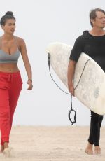 KELLY GALE Out at a Beach in Santa Monica 08/06/2020