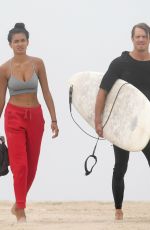 KELLY GALE Out at a Beach in Santa Monica 08/06/2020