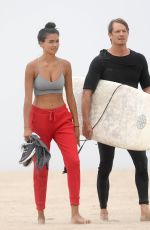 KELLY GALE Out at a Beach in Santa Monica 08/06/2020